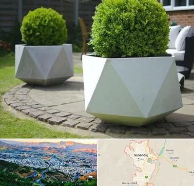 فروش گلدان فایبرگلاس در سنندج