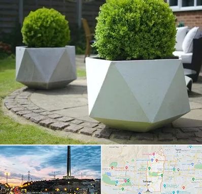 فروش گلدان فایبرگلاس در منطقه 2 تهران 