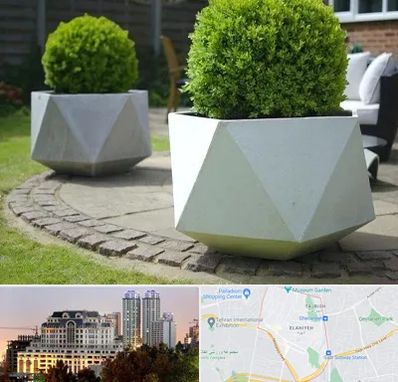 فروش گلدان فایبرگلاس در فرشته 