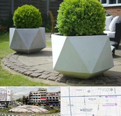 فروش گلدان فایبرگلاس در مرکز تهران