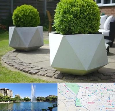 فروش گلدان فایبرگلاس در کوهسنگی مشهد 