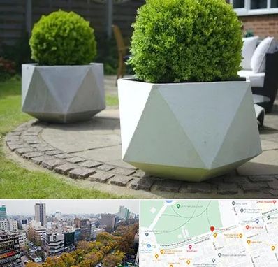 فروش گلدان فایبرگلاس در بلوار کشاورز 