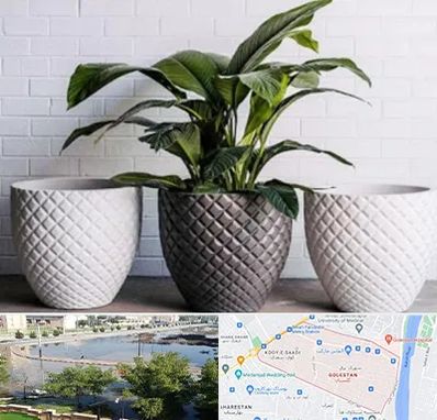 فروش گلدان پلاستیکی در گلستان اهواز 