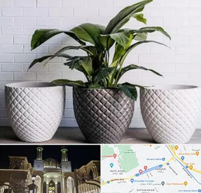 فروش گلدان پلاستیکی در زرگری شیراز 