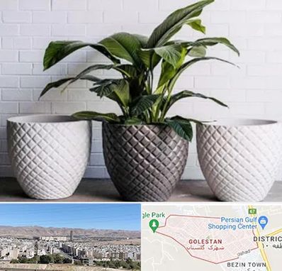 فروش گلدان پلاستیکی در شهرک گلستان شیراز 