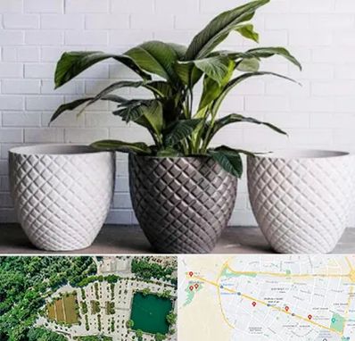 فروش گلدان پلاستیکی در وکیل آباد مشهد 