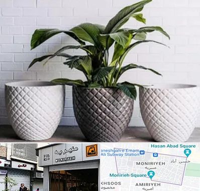 فروش گلدان پلاستیکی در منیریه 