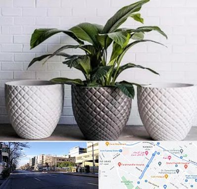 فروش گلدان پلاستیکی در خیابان ملاصدرا شیراز 