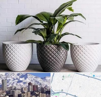 فروش گلدان پلاستیکی در ازگل