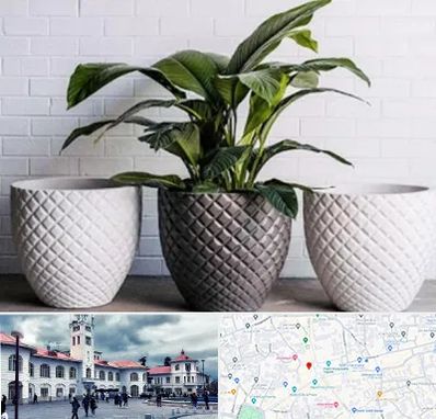 فروش گلدان پلاستیکی در میدان شهرداری رشت 