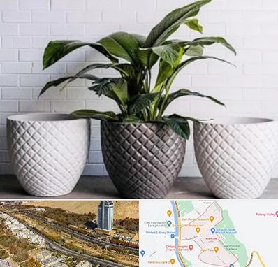 فروش گلدان پلاستیکی در خیابان نیایش شیراز 