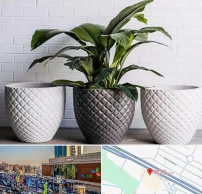 فروش گلدان پلاستیکی در لاله پارک تبریز