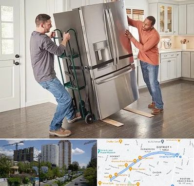 حمل اثاثیه منزل در اندرزگو