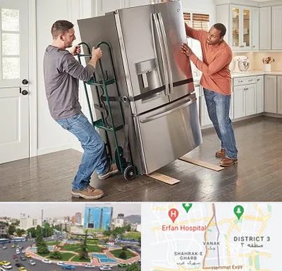 حمل اثاثیه منزل در ونک تهران