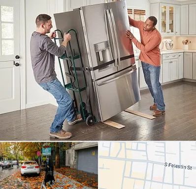 حمل اثاثیه منزل در خیابان فلسطین