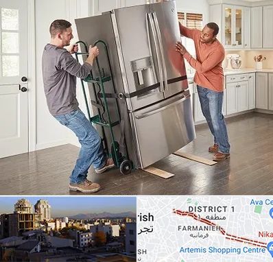 حمل اثاثیه منزل در فرمانیه