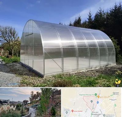 فروش سازه گلخانه در باغستان کرج 