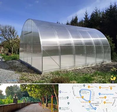 فروش سازه گلخانه در فلکه گاز رشت 