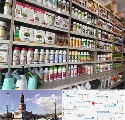 فروشگاه سموم کشاورزی در کارگر جنوبی 