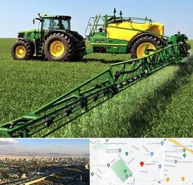 فروشگاه ماشین آلات کشاورزی در هنگام 