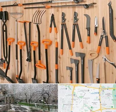 فروشگاه ابزار آلات کشاورزی در باغ فیض