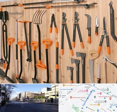 فروشگاه ابزار آلات کشاورزی در خیابان ملاصدرا شیراز 