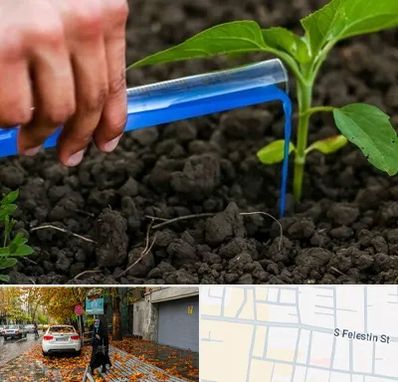 فروشگاه سم و کود کشاورزی در خیابان فلسطین