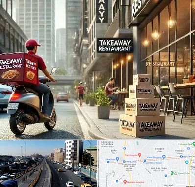 رستوران بیرون بر در پیروزی 