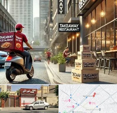 رستوران بیرون بر در باجک قم 