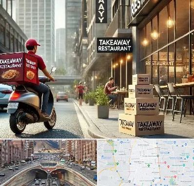 رستوران بیرون بر در منطقه 10 تهران 