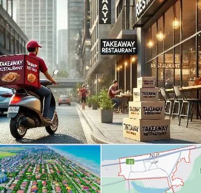 رستوران بیرون بر در نور