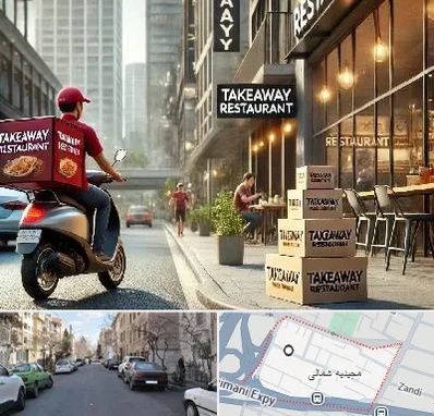 رستوران بیرون بر در مجیدیه شمالی