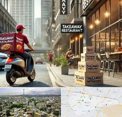 رستوران بیرون بر در منطقه 8 تهران 