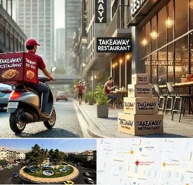 رستوران بیرون بر در هفت حوض 