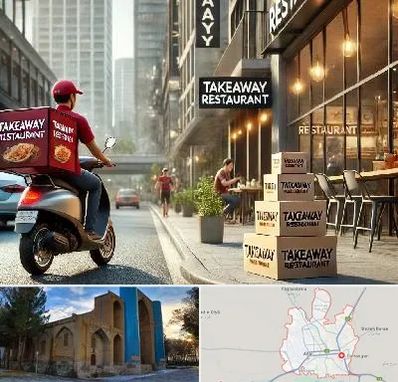 رستوران بیرون بر در اهر