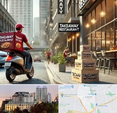 رستوران بیرون بر در فرشته 