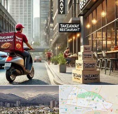 رستوران بیرون بر در منطقه 4 تهران 