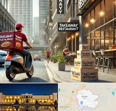 رستوران بیرون بر در برازجان