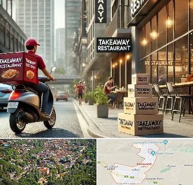 رستوران بیرون بر در دماوند