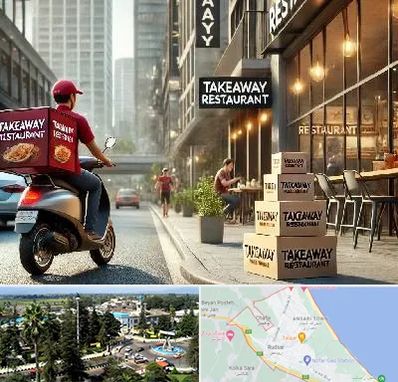 رستوران بیرون بر در رودسر