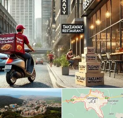 رستوران بیرون بر در گرگان