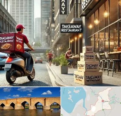 رستوران بیرون بر در بناب