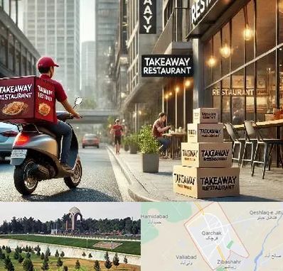 رستوران بیرون بر در قرچک