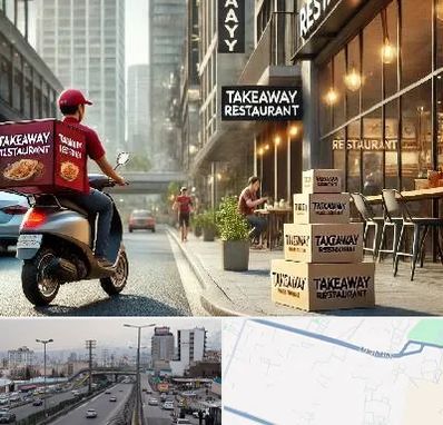 رستوران بیرون بر در بلوار ارتش