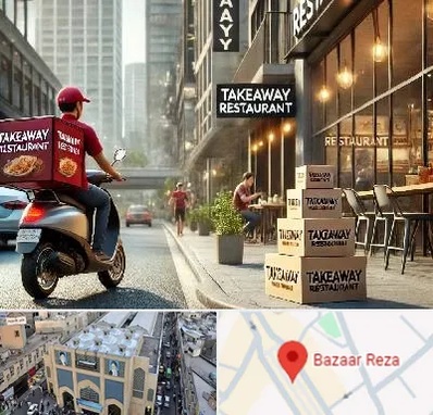 رستوران بیرون بر در بازار رضا مشهد