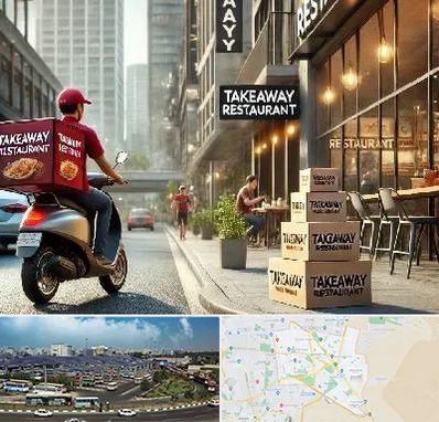 رستوران بیرون بر در منطقه 15 تهران 