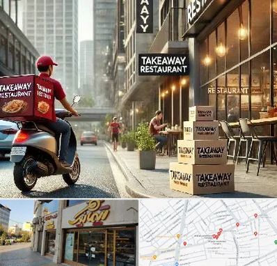 رستوران بیرون بر در عطاران قم 