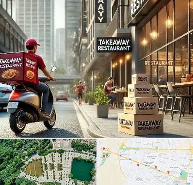 رستوران بیرون بر در وکیل آباد مشهد 