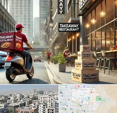 رستوران بیرون بر در منطقه 14 تهران 