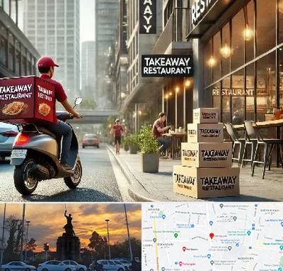 رستوران بیرون بر در میدان حر 